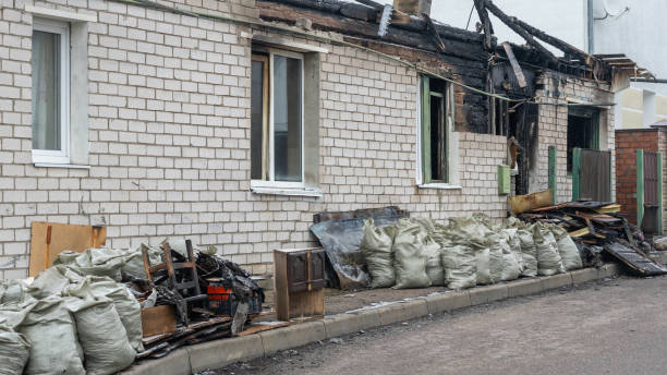 Professional Soot Cleanup technician working in Monticello, MN
